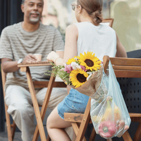 Sac compostable multifonctions